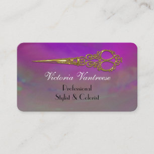 Labreche Scissor den eleganta hairstylisten Visitkort