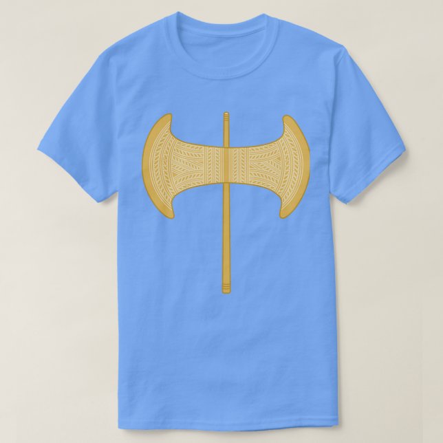 Labrys Ancient Minoan doublehead ax T Shirt (Design framsida)
