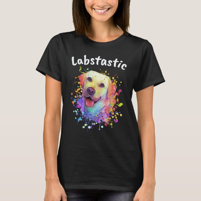 Labstastic  Labrador Retriever Humor Lab Djurdjur  T Shirt (Framsida)