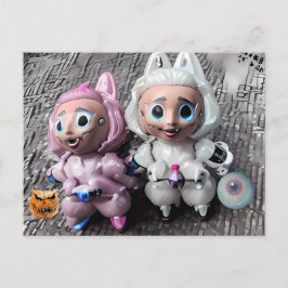 Labubu Tricks and Treats Vykort