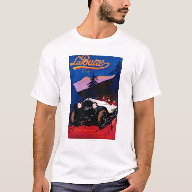 LaBuize Lyon vintage PosterEurope Tröja (Framsida)