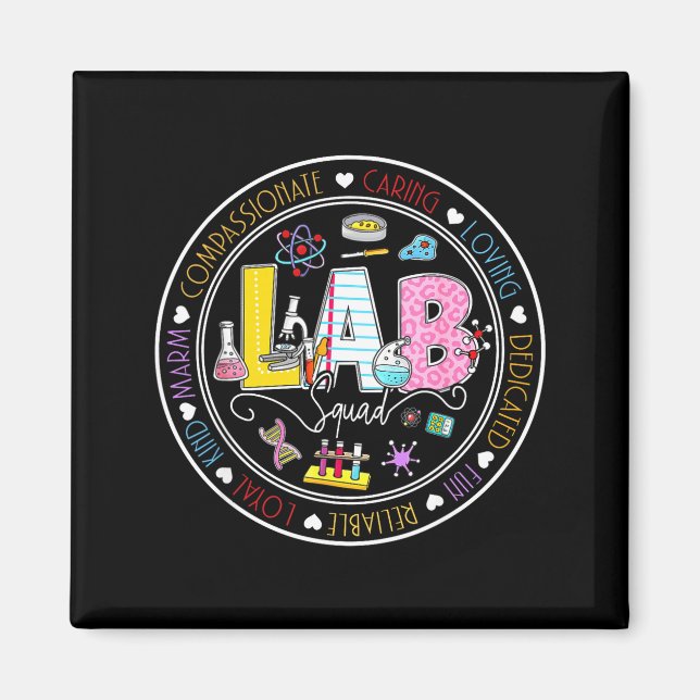 Labvecka 2026 Sjuksköterska Medicinsk laboratoriet Magnet (Framsidan)
