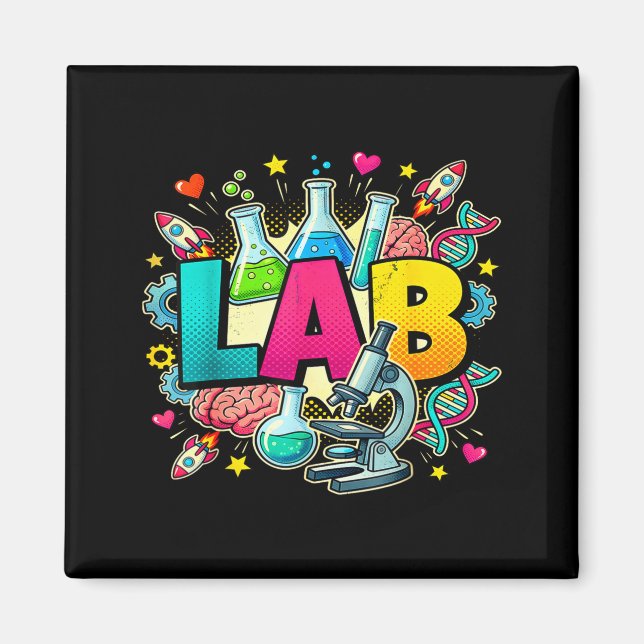 Labvecka 2026 teknisk laboratoriescientist Labveck Magnet (Framsidan)