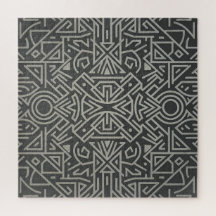 Labyrint av linjer | Tribal geometrisk mönster