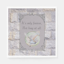 Labyrint Det är bara över Bröllop Uggla Pappersservett