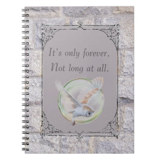 Labyrint Det är bara över Uggla Anteckningsbok