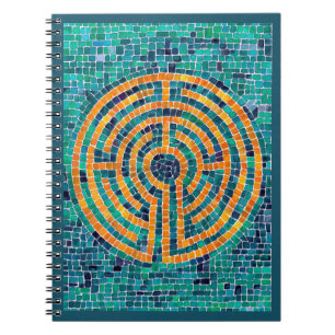 LABYRINT II 6,5x8,75 Spiralhäfte Anteckningsbok