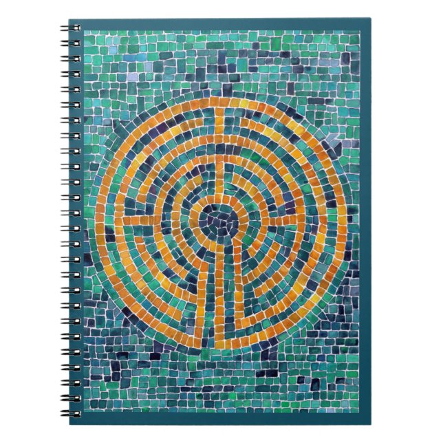 LABYRINT II 6,5x8,75 Spiralhäfte Anteckningsbok (Framsidan)