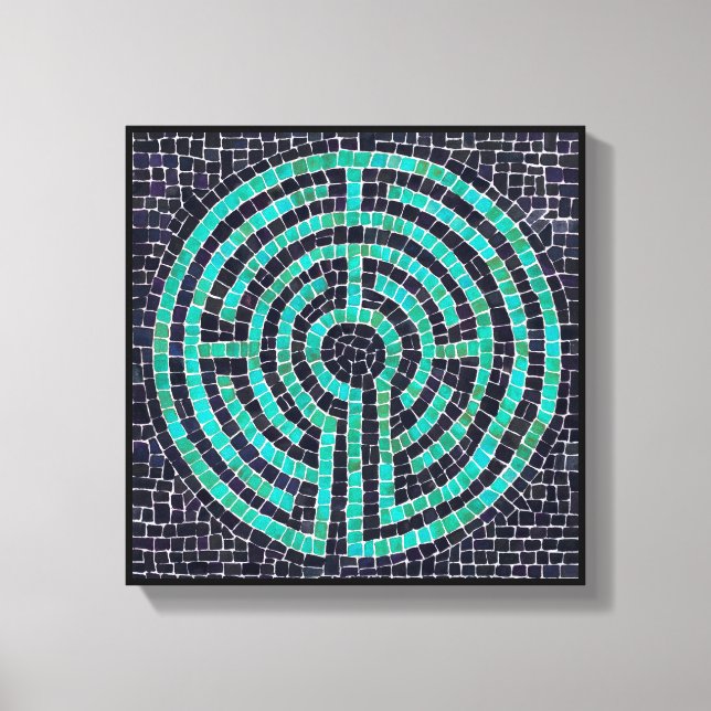 LABYRINT III 30x30 cm Spänd canvas (3,8 cm djup) (Framsida)