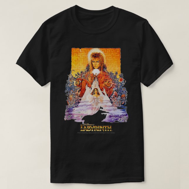 Labyrint Movie Poster T Shirt (Design framsida)