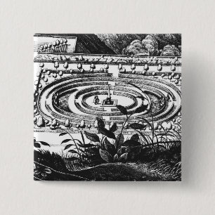 Labyrint på Heidelberg, Hortus Palatinus (engravi Knapp