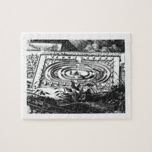 Labyrint på Heidelberg, Hortus Palatinus (engravi Pussel
