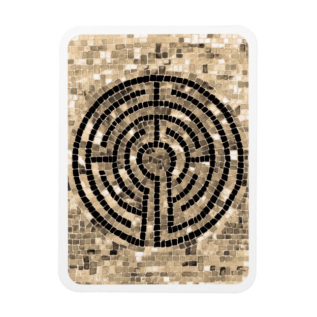 LABYRINT V 3x4 Flexibel Magnet - Vit (Vertikal)