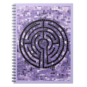LABYRINT VI 6,5x8,75 Spiralblock - Amethyst