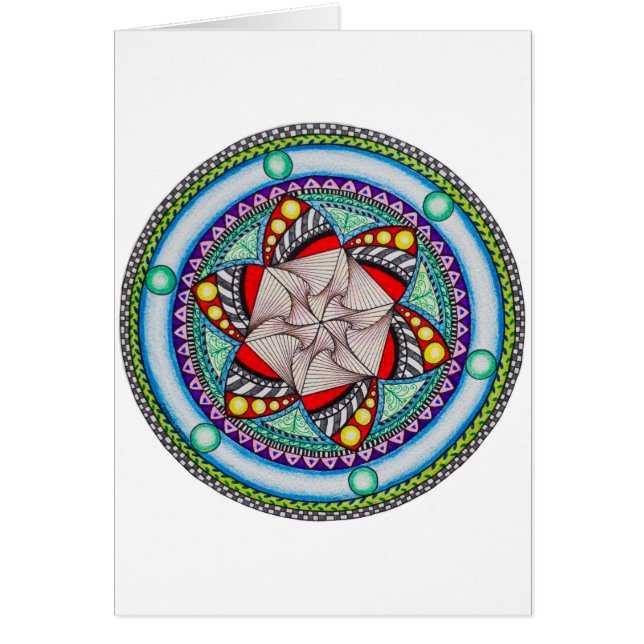 Labyrint vid ChromasappHo Hälsningskort (Framsidan)