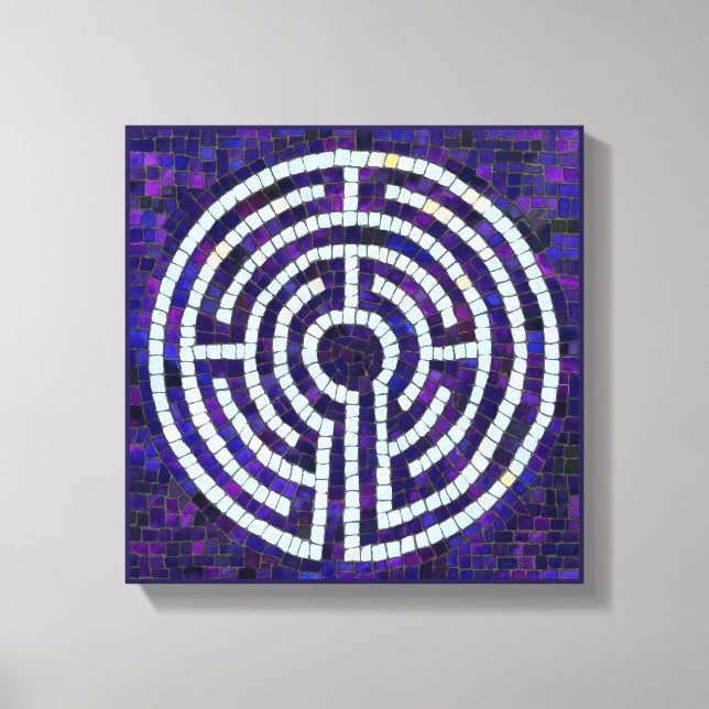 LABYRINT VIII 12x12 Lindad canvas (3,8 cm djup) (Framsida)
