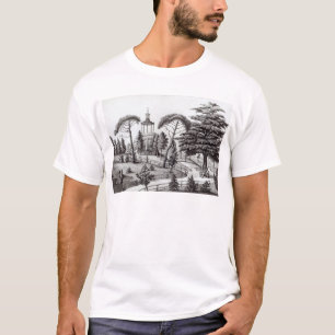 Labyrinten från Jardinet des Plantes Tee Shirt