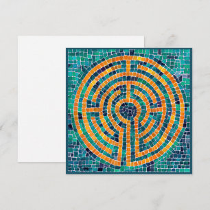 LABYRINTH II 5,25-tums plattkort med kvadrat Kort