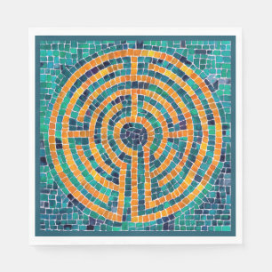 LABYRINTH II, Pappra standardblöjor - Grönt Pappersservett