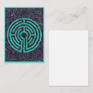 LABYRINTH III 3.5x2.5 - Platt anteckningskort II