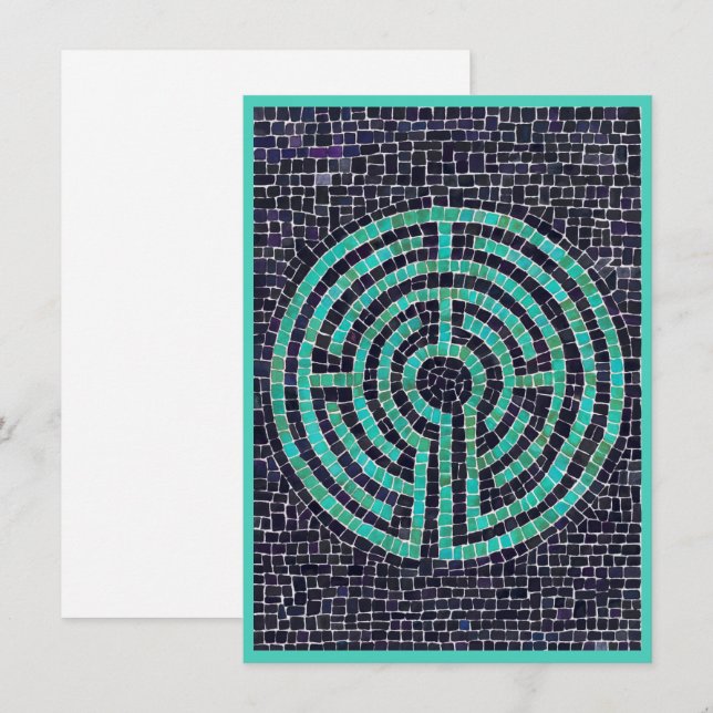LABYRINTH III 4.5x6.25 - platta kort II (Fram/baksida)