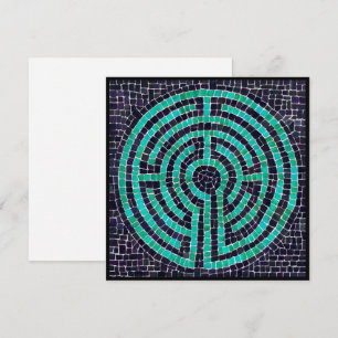 LABYRINTH III 5,25-tums plattkort i kvadrat Kort