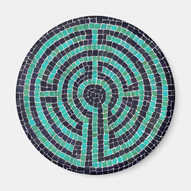 LABYRINTH III Round Magnet (Framsidan)