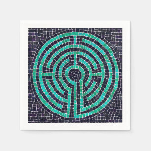 LABYRINTH III StandardCocktailPaper Napkin - vit Pappersservett