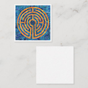 LABYRINTH IV 2,5x2,5 - vitt -, platt kort
