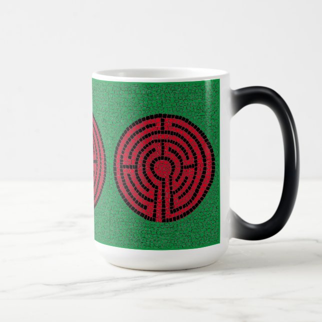 LABYRINTH IX Tall Magic Morphing Mugg (Höger)