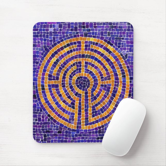 LABYRINTH MOSAIC Mousepad Musmatta (Med mus)