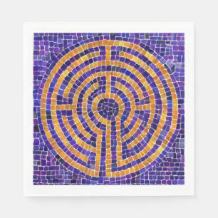 LABYRINTH MOSAIC Standard Luncheon Papper Napkins Pappersservett