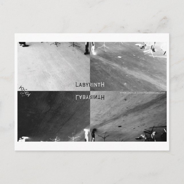 LABYRINTH - POSTKORT VYKORT (Framsida)