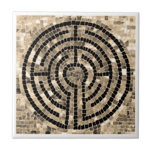 LABYRINTH V 4,25x4,25 Keramisk Kakel - Vit