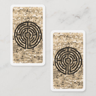 LABYRINTH V-bokmärke - 3,5 x 2-kort Anteckningskort