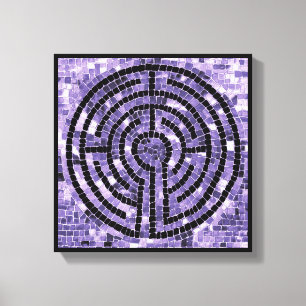 LABYRINTH VI 12x12 Lindad canvas (3,8 cm djup)