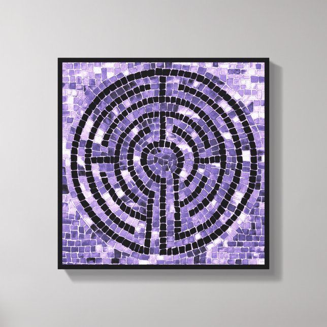 LABYRINTH VI 12x12 Lindad canvas (3,8 cm djup) (Framsida)
