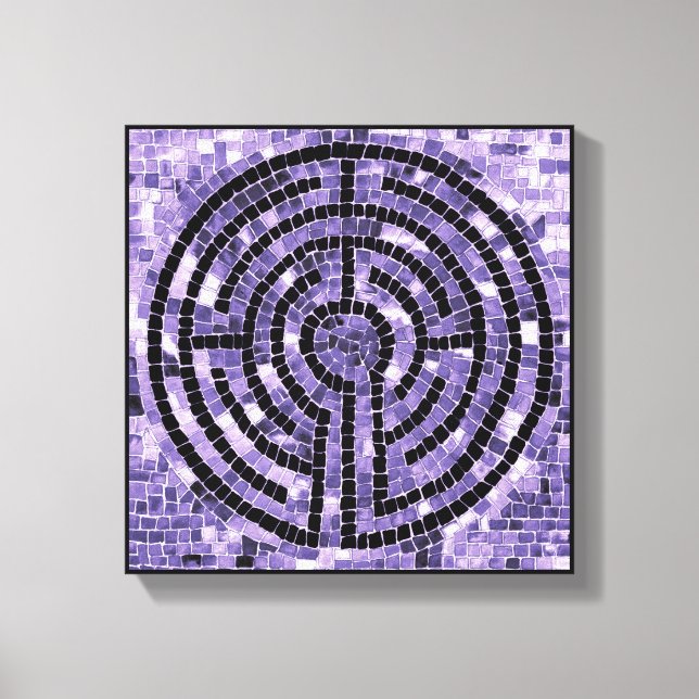 LABYRINTH VI 12x12 Wrapped Canvas (.75-tums djup) (Framsida)