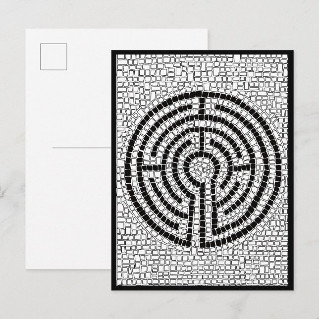 LABYRINTH VII-vykort Vykort (Fram/baksida)