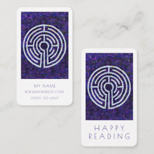 LABYRINTH VIII Business Bookmark - 3,5x2-kort Anteckningskort