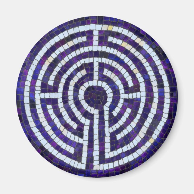 LABYRINTH VIII Round Magnet (Framsidan)