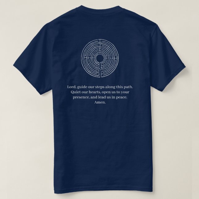 Labyrintinspirerad t-shirt (Design baksida)