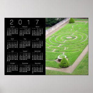 Labyrintkalender Poster 2017