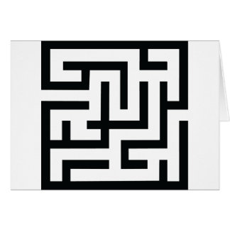 labyrintsymbol hälsningskort