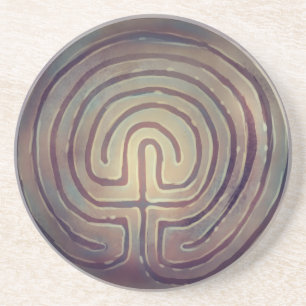 labyrintsymbol underlägg