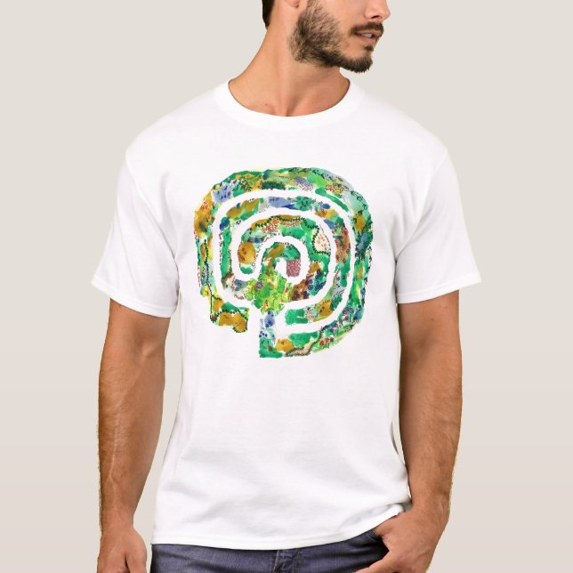 Labyrintträdgården hållbar T Tee Shirt (Framsida)