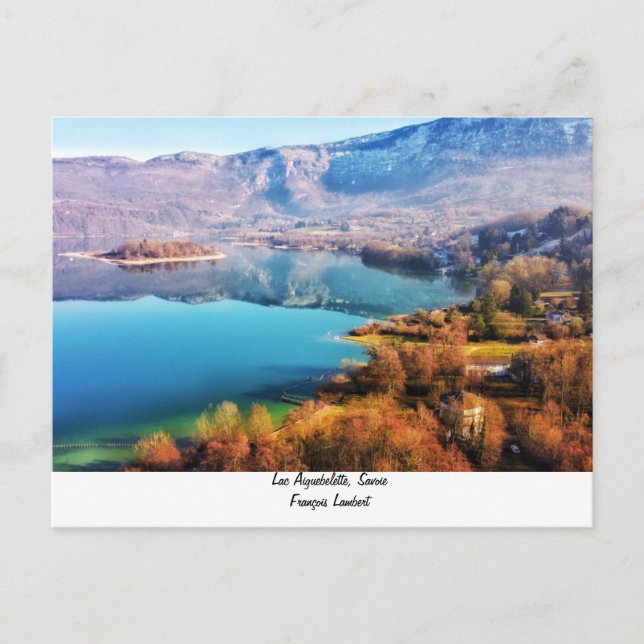 Lac Aigurbelette Vykort (Framsida)