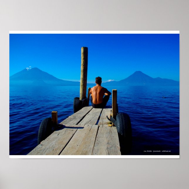 Lac Atitlán, Guatemala Poster (Framsidan)