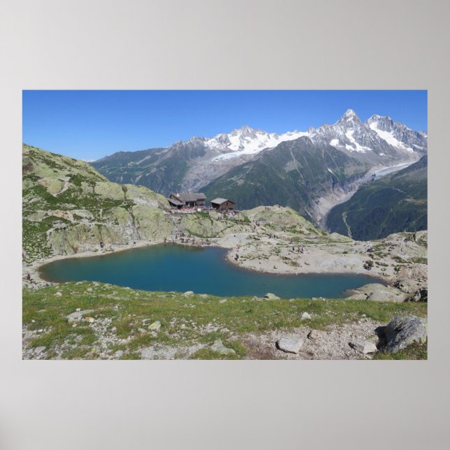 Lac Blanc Chamonix Poster (Framsidan)