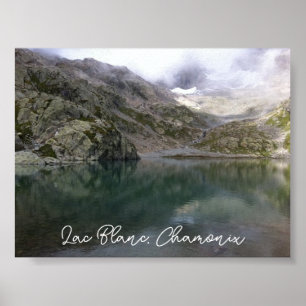 Lac Blanc, Chamonix poster